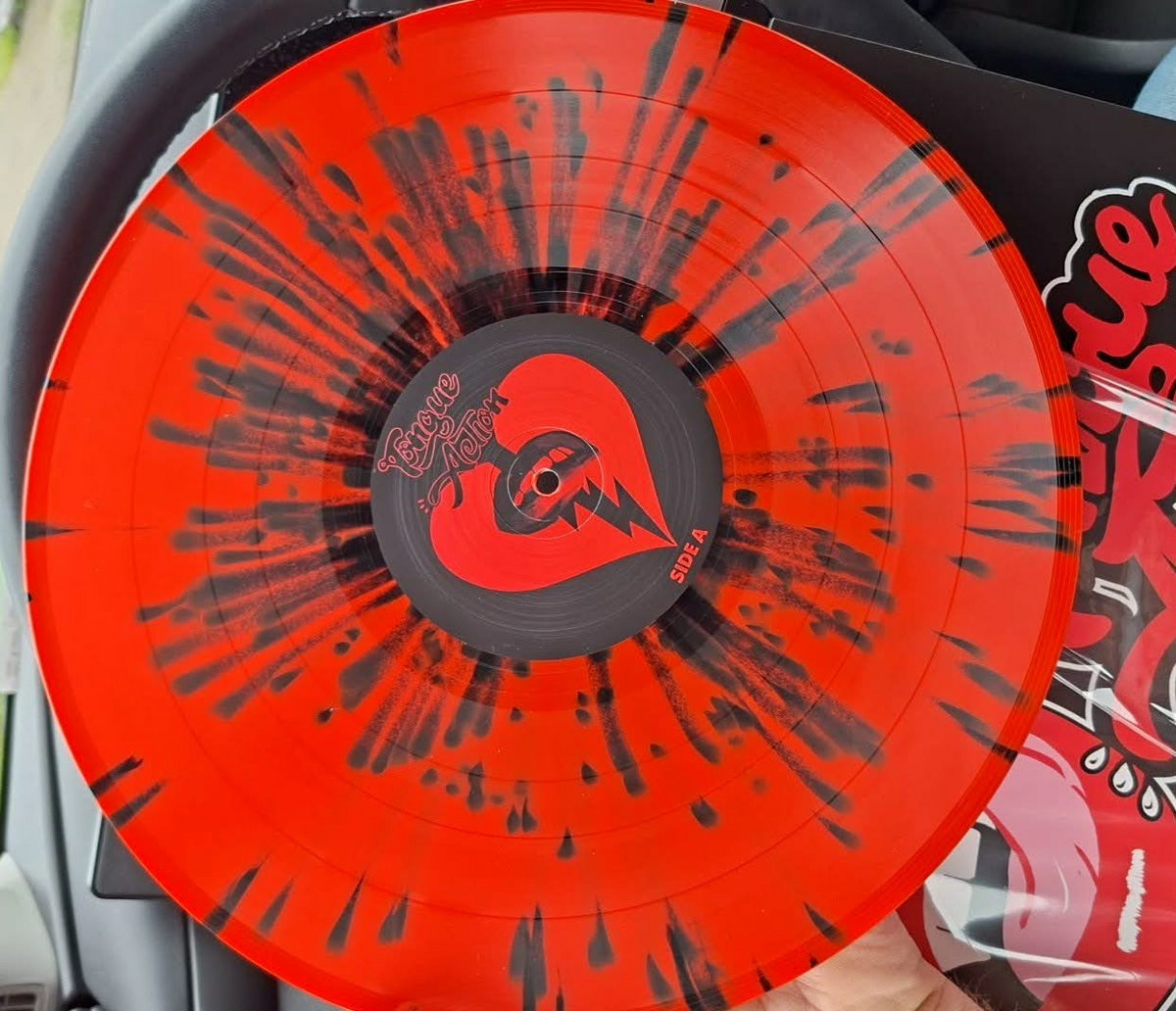 Tongue Action follows a debut 7-inch with an eight-song splatter-vinyl LP
